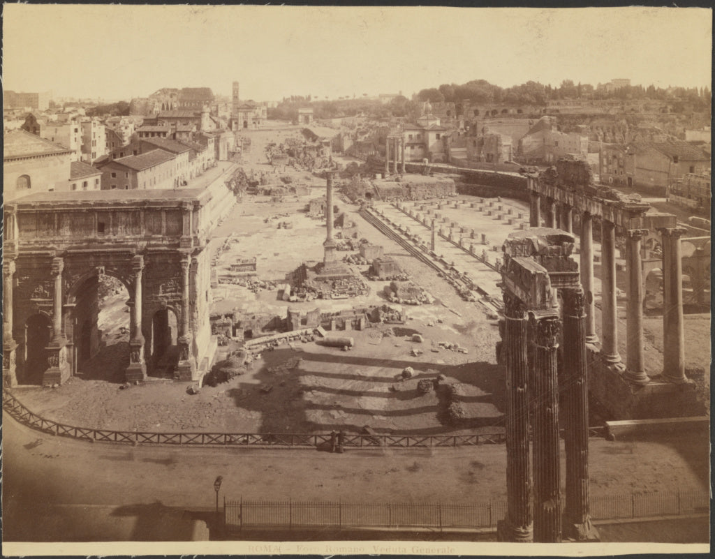 Unknown maker, Italian:Roma - Foro Romano. Veduta Generale, Poster Print Wall Art