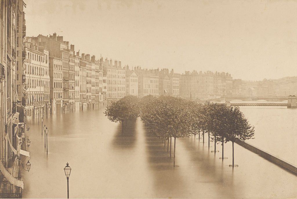 Louis-Antoine Froissart:[A Flood in Lyon], Poster Print Wall Art