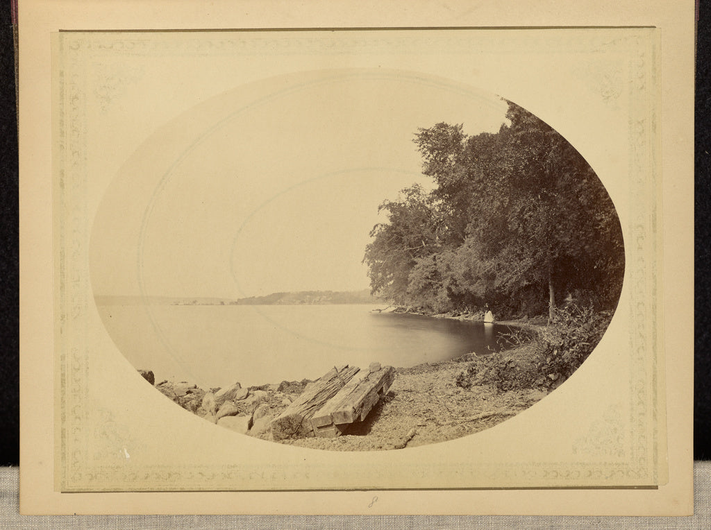 John Coates Browne:View North from Dock Presqu'ile,16x12"(A3)Poster