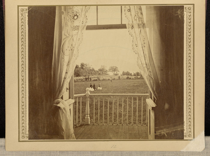 John Coates Browne:View from parlor window, Presqu'ile,16x12