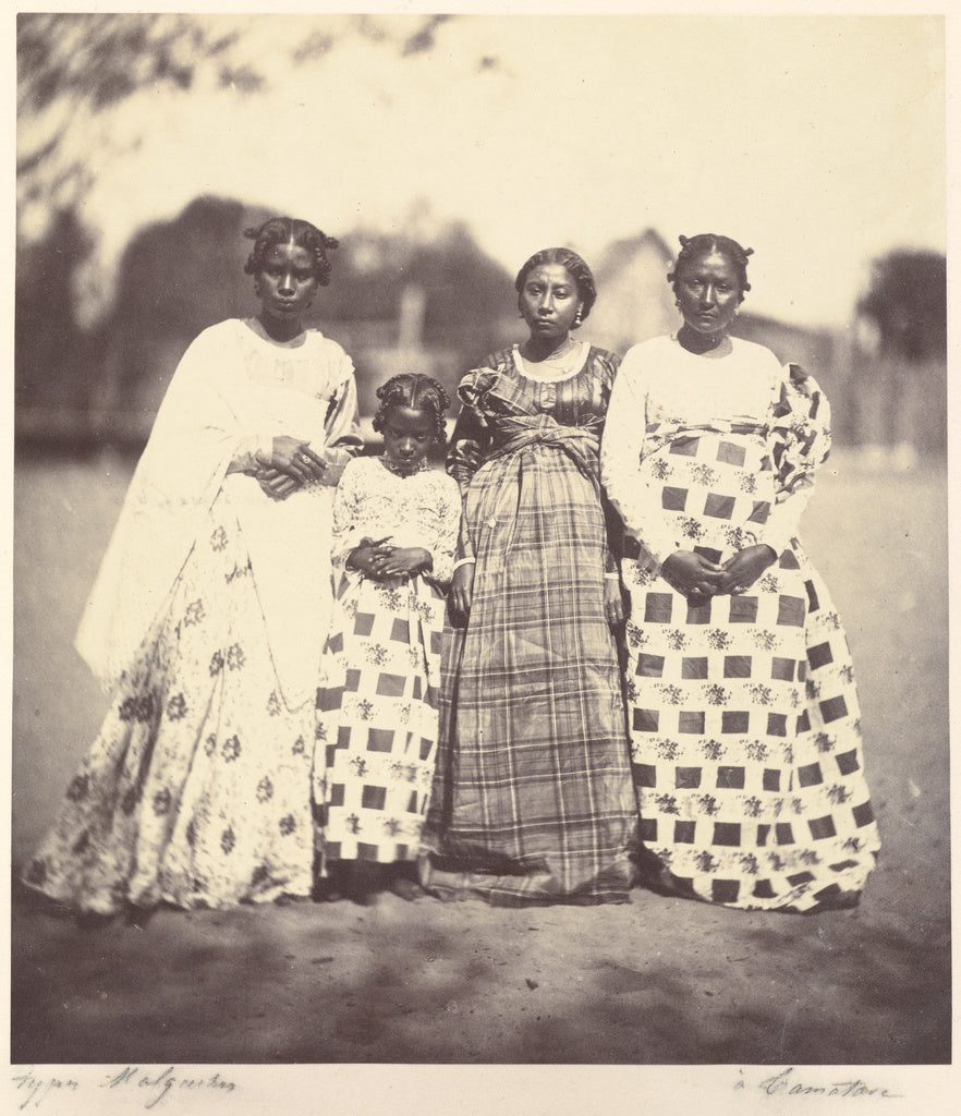 Désiré Charnay:[Group of Betsimisaraka women], Poster Print Wall Art