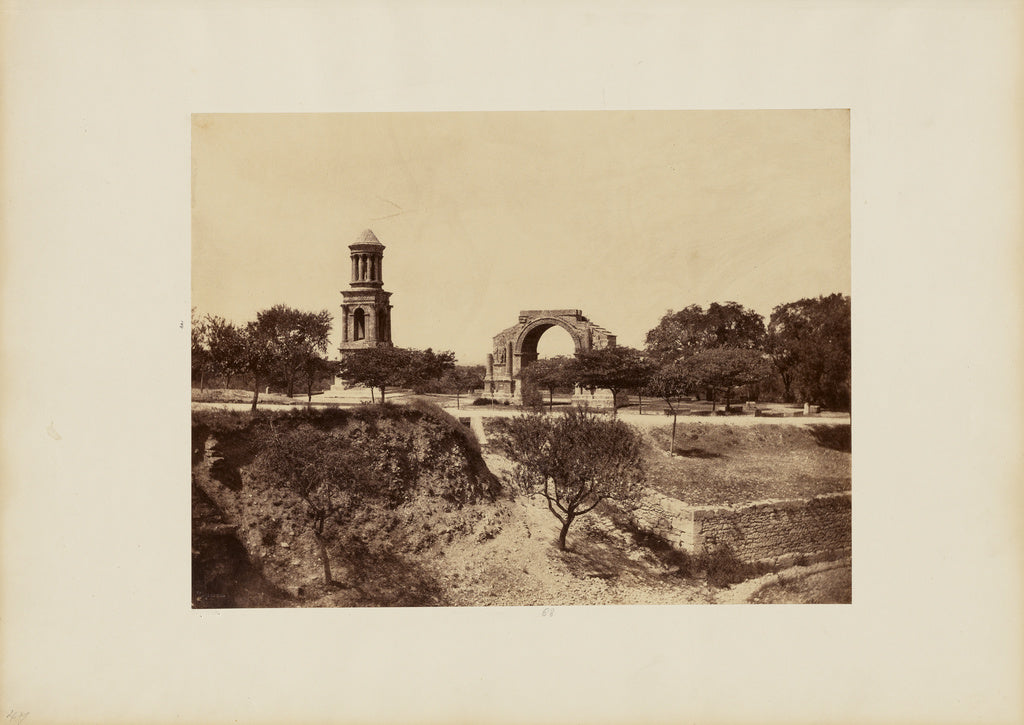 André Giroux:Arch and Mausoleum of Constantine, St. Remy, P, Poster Print Wall Art