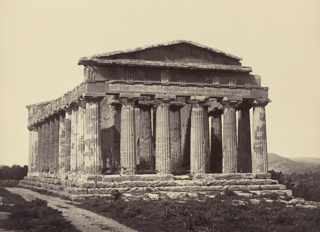 Paul-Marcellin Berthier:Temple de la Concorde (Agrigente), Poster Print Wall Art
