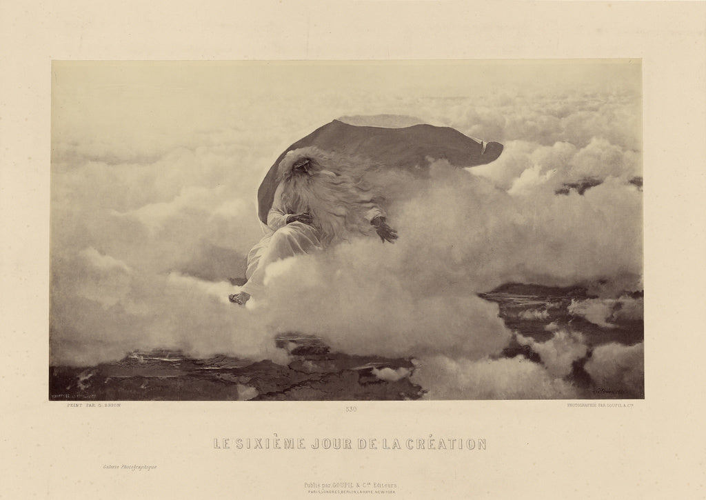 Goupil & Cie.:"Le Sixième Jour de la Création" by G. Brion,16x12"(A3)Poster