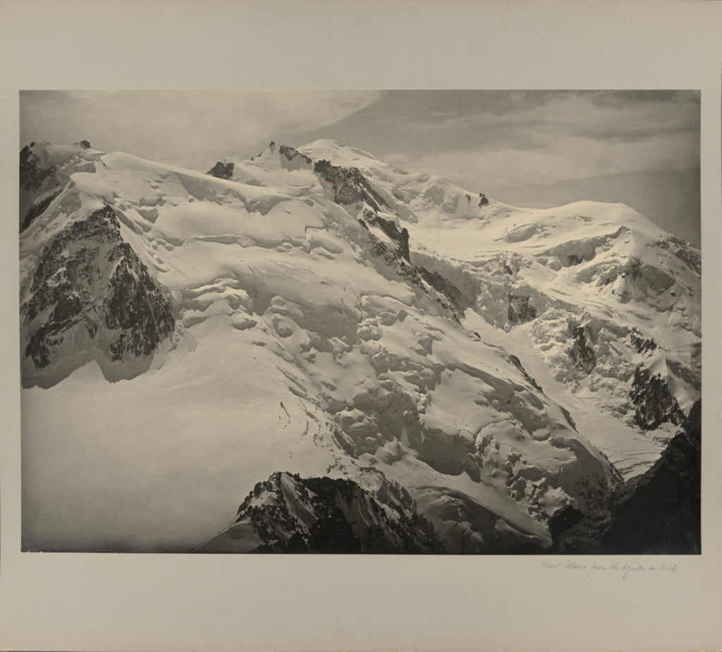 Aimé CivialePossibly:[Mont Blanc from the Aiguille du Midi], Poster Print Wall Art