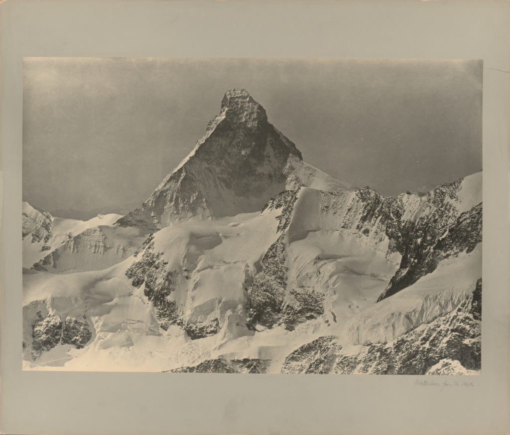 Aimé CivialePossibly:[Matterhorn from the north], Poster Print Wall Art
