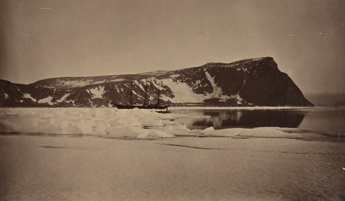 William Bradford:[Ship in Arctic Ocean],16x12