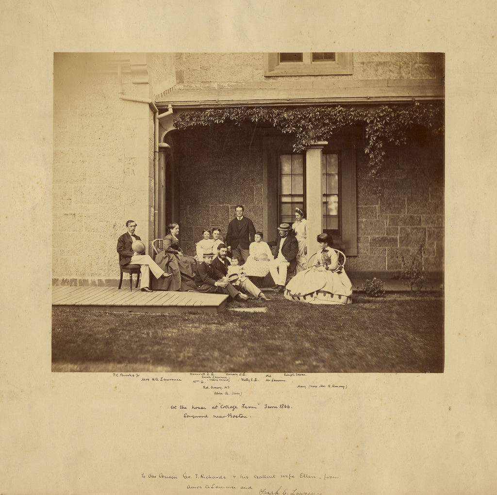James Wallace Black:At the House at Cottage Farms, Poster Print Wall Art