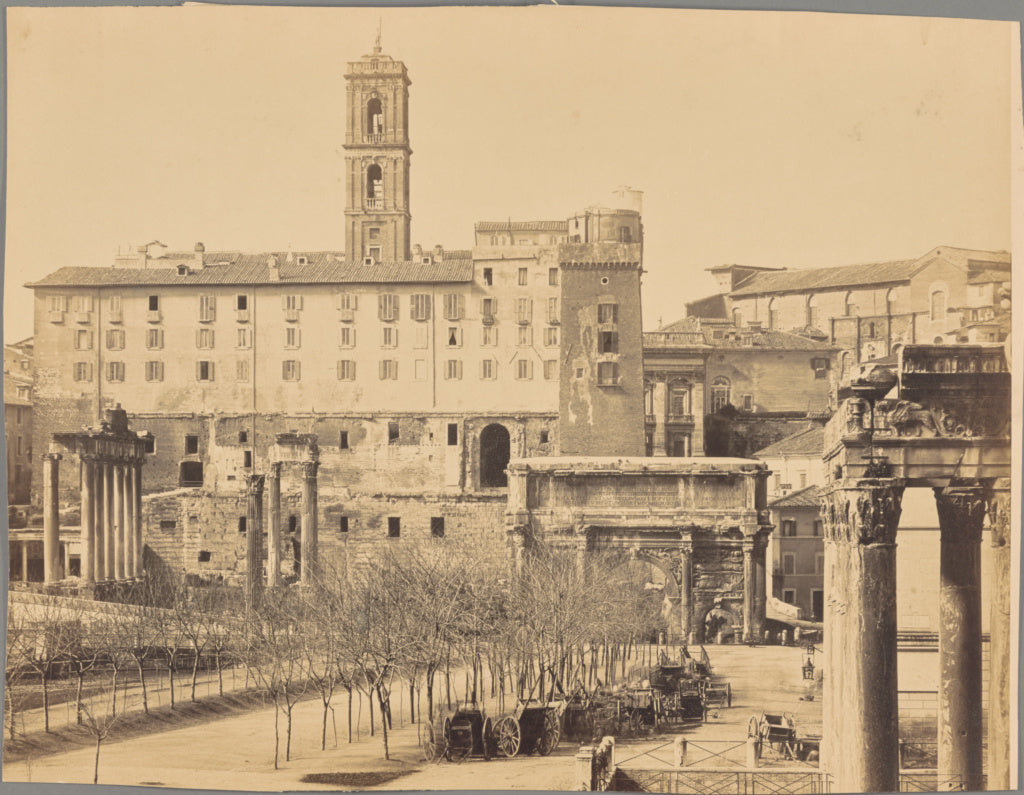 Unknown maker, Italian:[The Roman Forum], Poster Print Wall Art