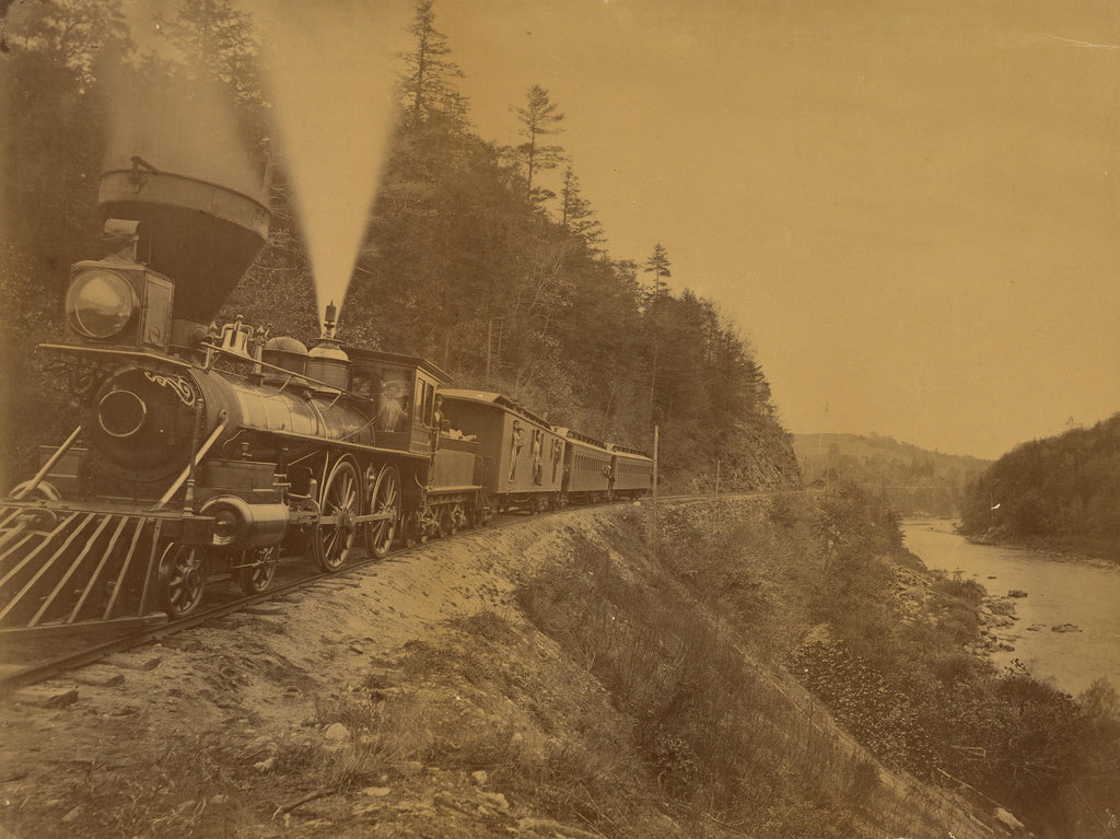 David W. Butterfield:Vermont and Massachusetts Railroad, Poster Print Wall Art