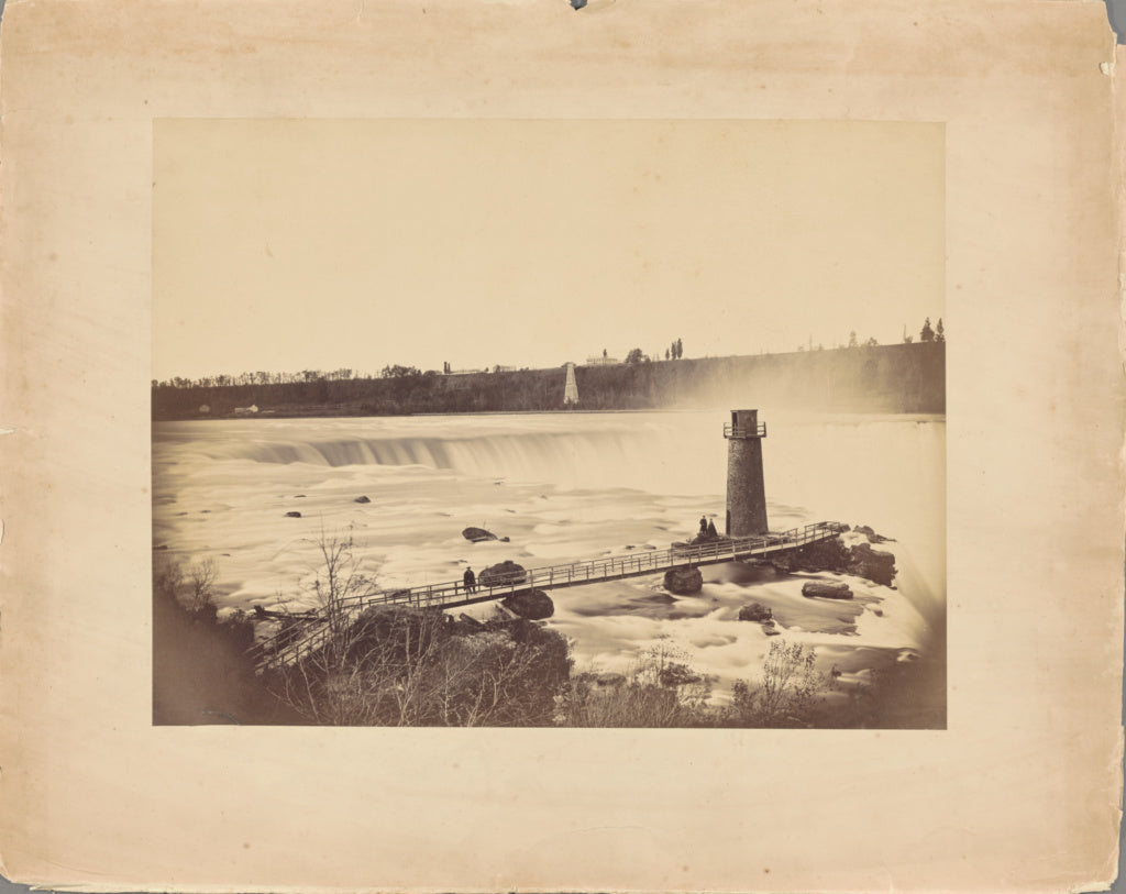 Unknown maker, American:[Niagara Falls and Terrapin Tower], Poster Print Wall Art