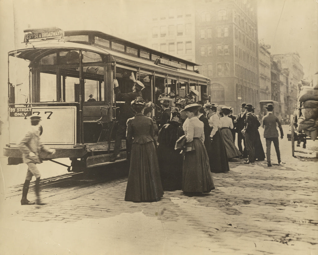 Joseph Byron:[New York Streetcar], Poster Print Wall Art
