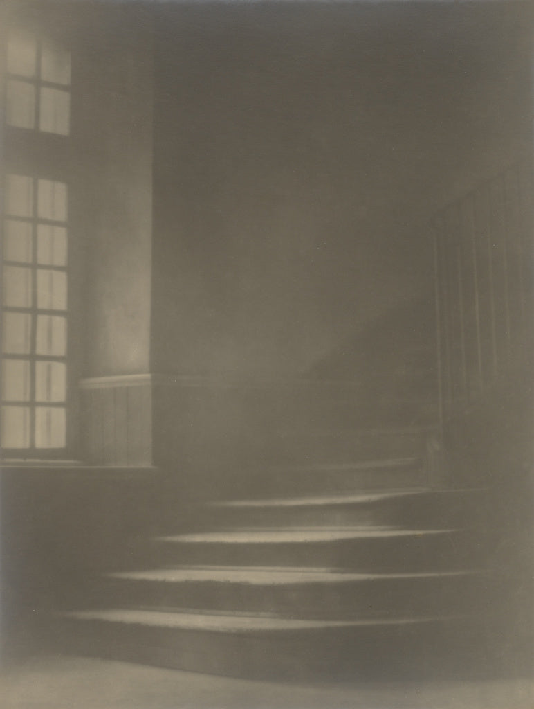 Arnold Genthe:Window and Stairway of the Old Ursuline Conven, Poster Print Wall Art
