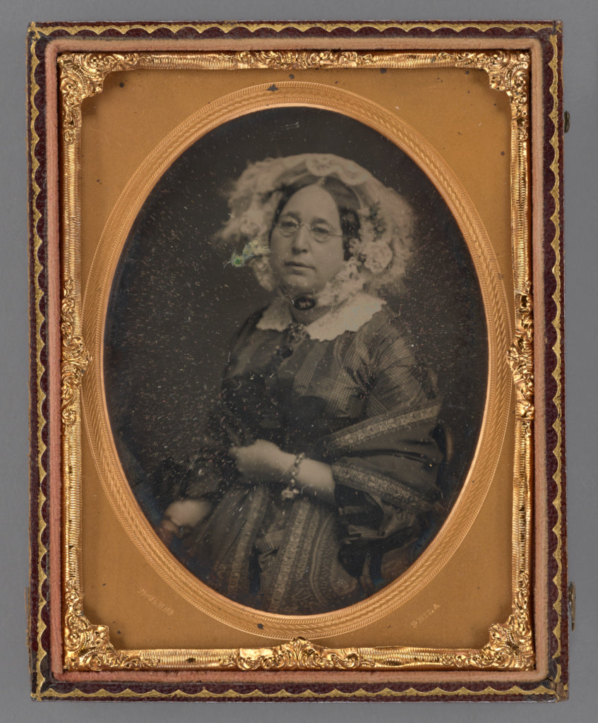James Earle McClees:[Portrait of a middle-aged woman wearing, Poster Print Wall Art