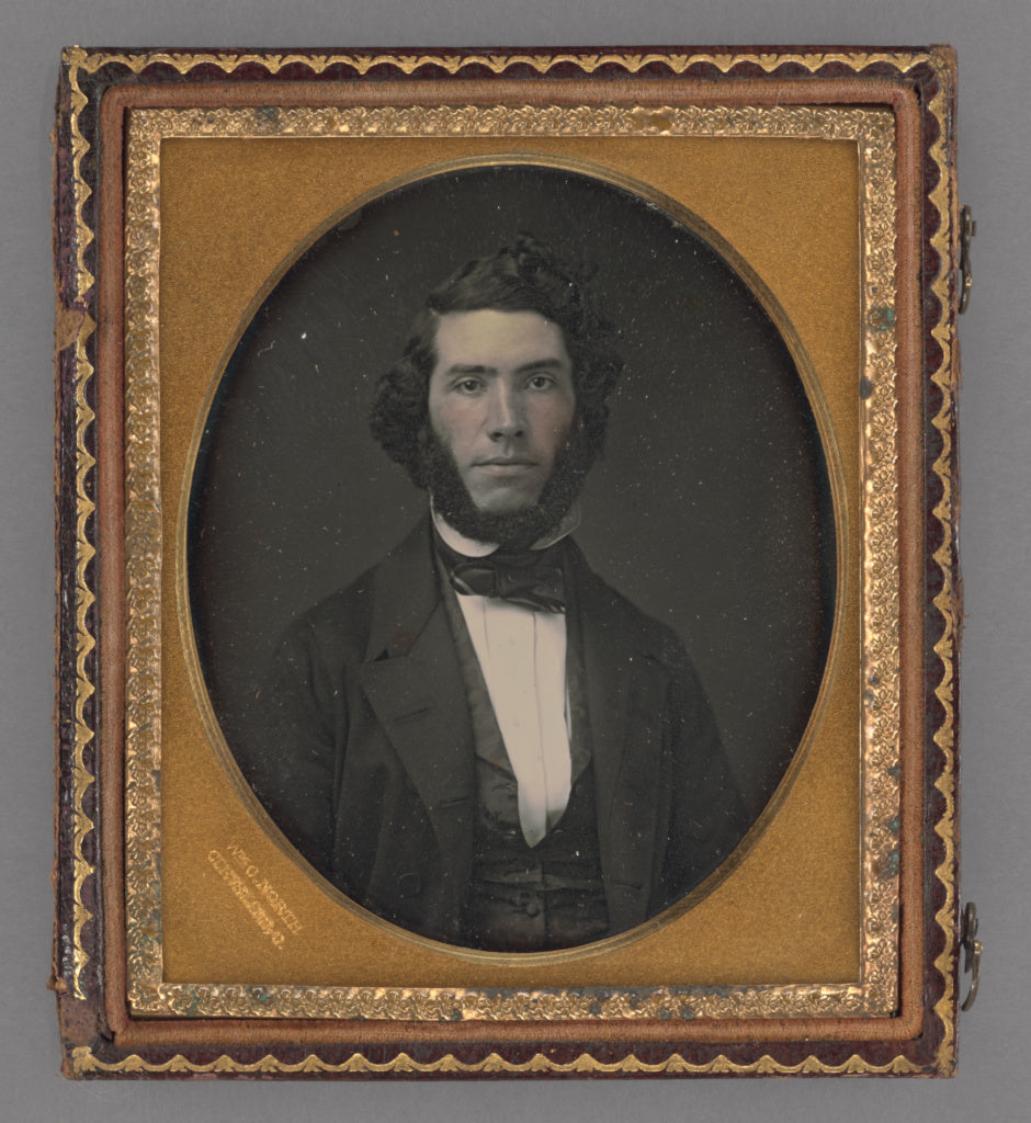 William C. North:[Portrait of a young man with thick chin be, Poster Print Wall Art