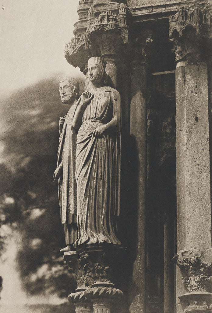 Henri Le Secq:[Chartres, North Transept, Old Testament], Poster Print Wall Art