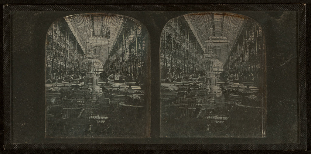 Joseph Amadio:[Crystal Palace, transept showing Osler's glas, Poster Print Wall Art