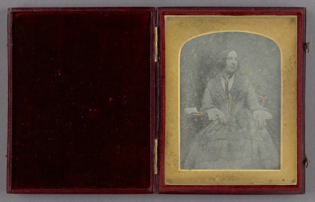 William Edward Kilburn:[Portrait of a Seated Woman], Poster Print Wall Art