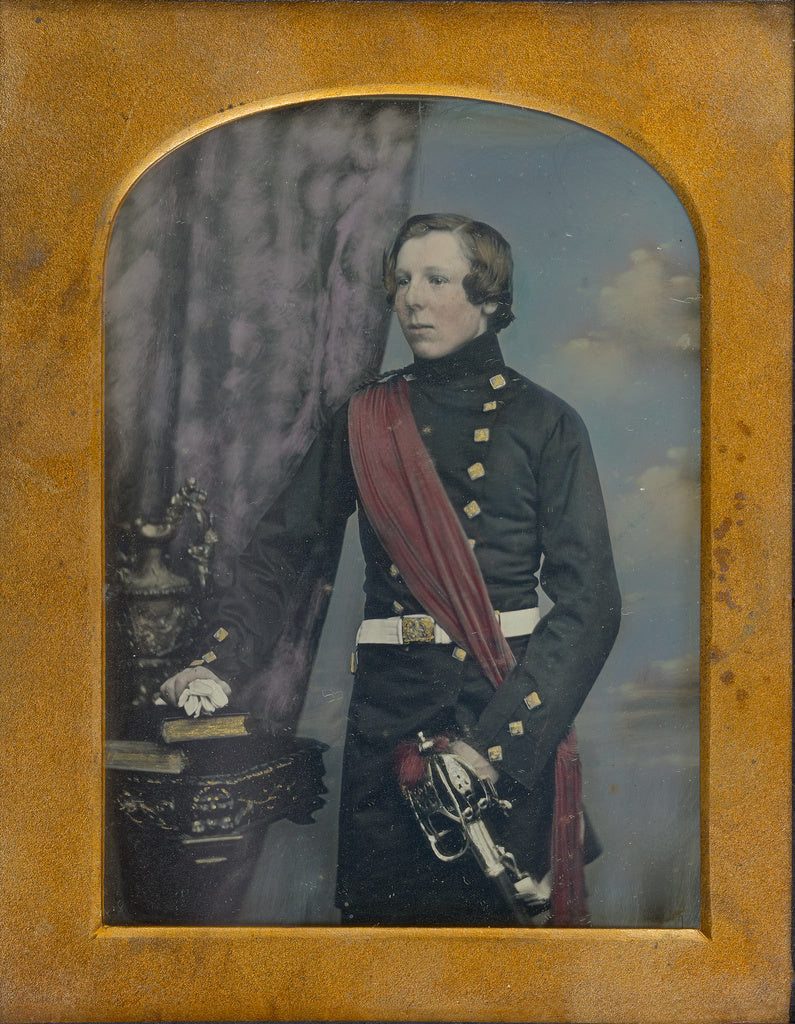 William Edward Kilburn:[Portrait of a Military Man], Poster Print Wall Art