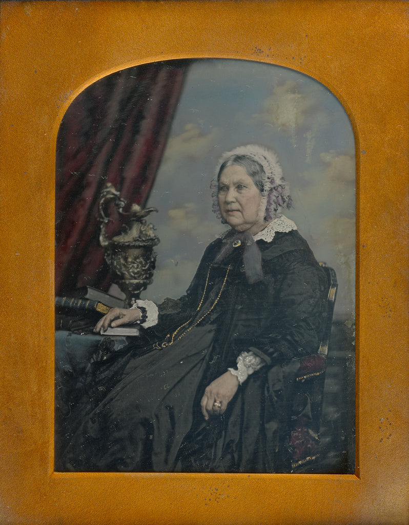William Edward Kilburn:[Portrait of a Seated Elderly Woman], Poster Print Wall Art