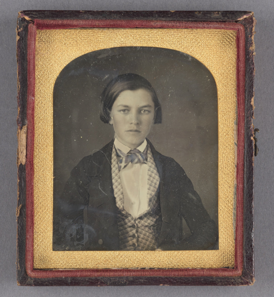 John J. OutleyAttributed to:[Portrait of a Young Boy], Poster Print Wall Art