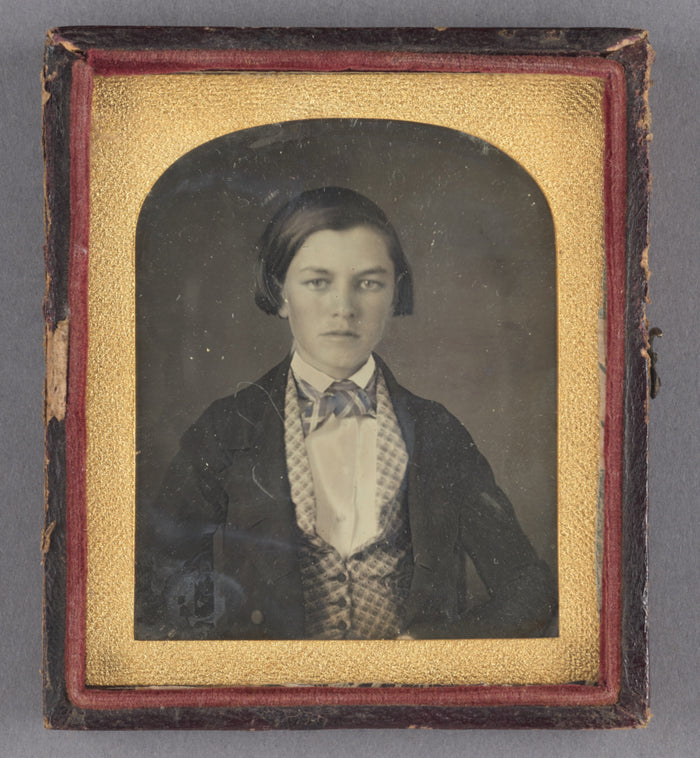 John J. OutleyAttributed to:[Portrait of a Young Boy],16x12