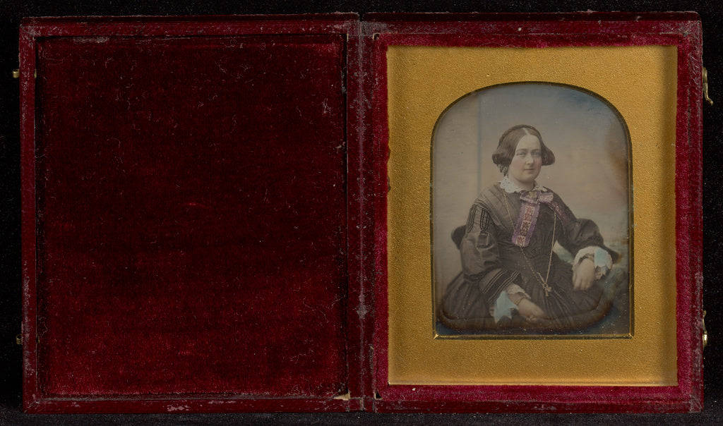 Unknown maker, British:[Portrait of a Seated, Well-dressed W, Poster Print Wall Art