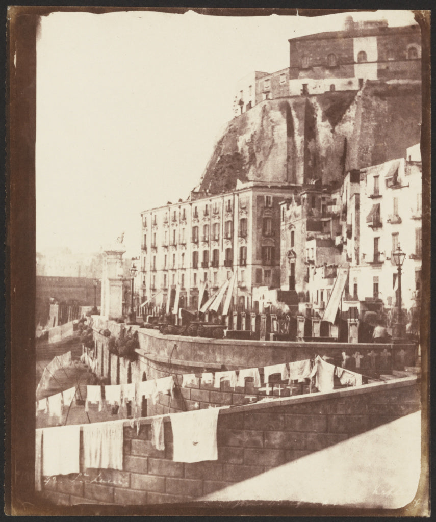 Reverend Calvert Jones:42. Santa Lucia, Naples., Poster Print Wall Art
