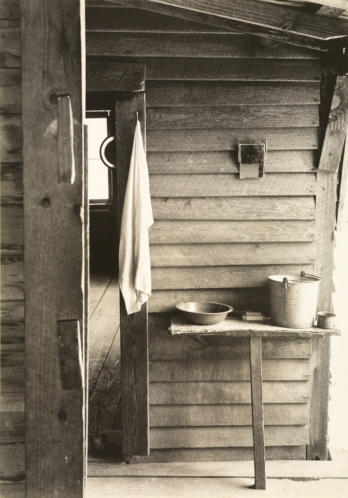 Walker Evans:Washroom in the Dog Run of the Burroughs Home, , Poster Print Wall Art