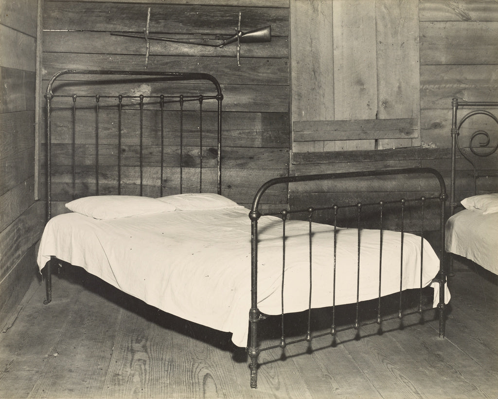Walker Evans:Bed, Tenant Farmhouse, Hale County, Alabama / F, Poster Print Wall Art