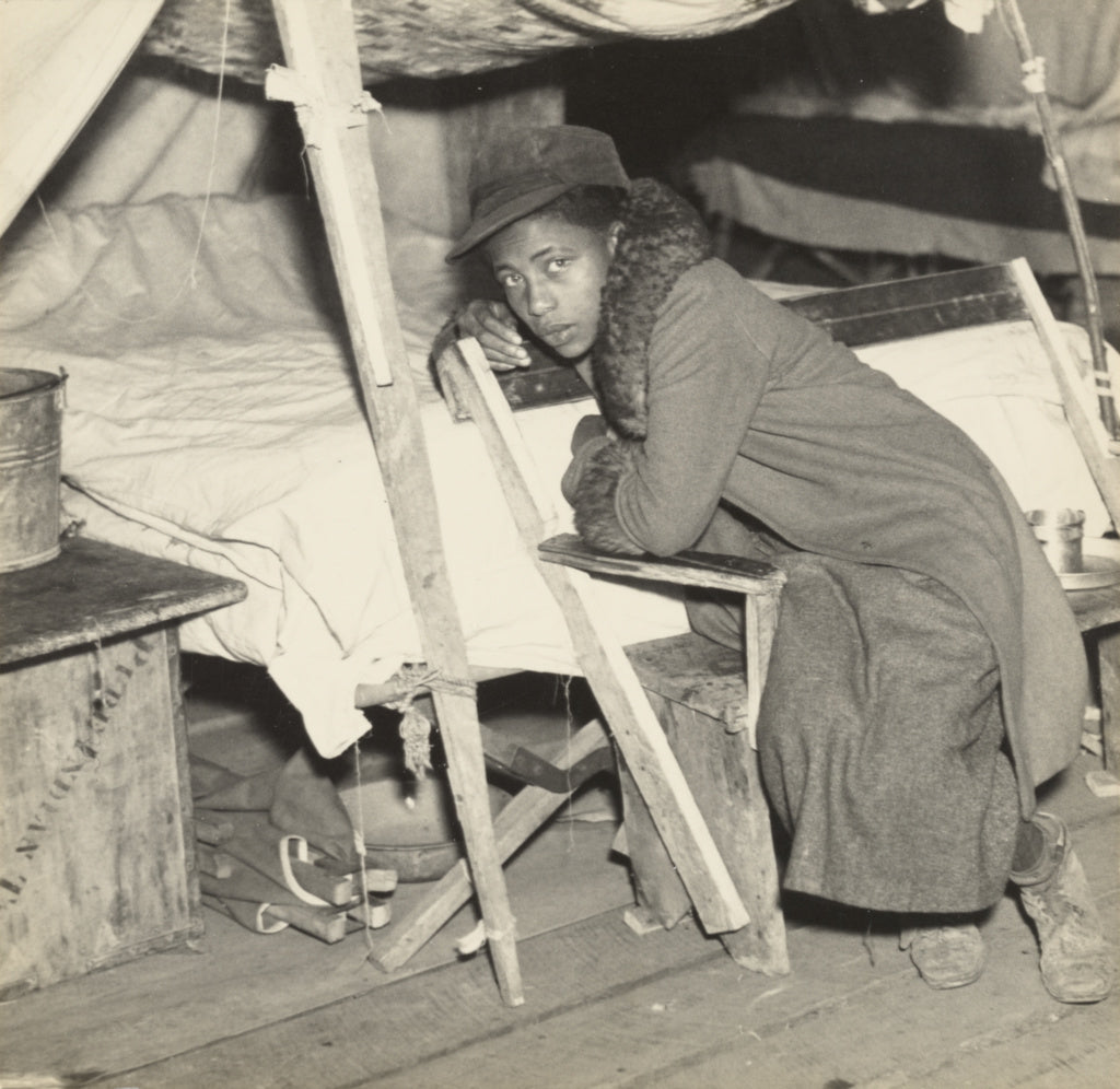 Walker Evans:Flood Refugee, Forrest City, Arkansas, Poster Print Wall Art