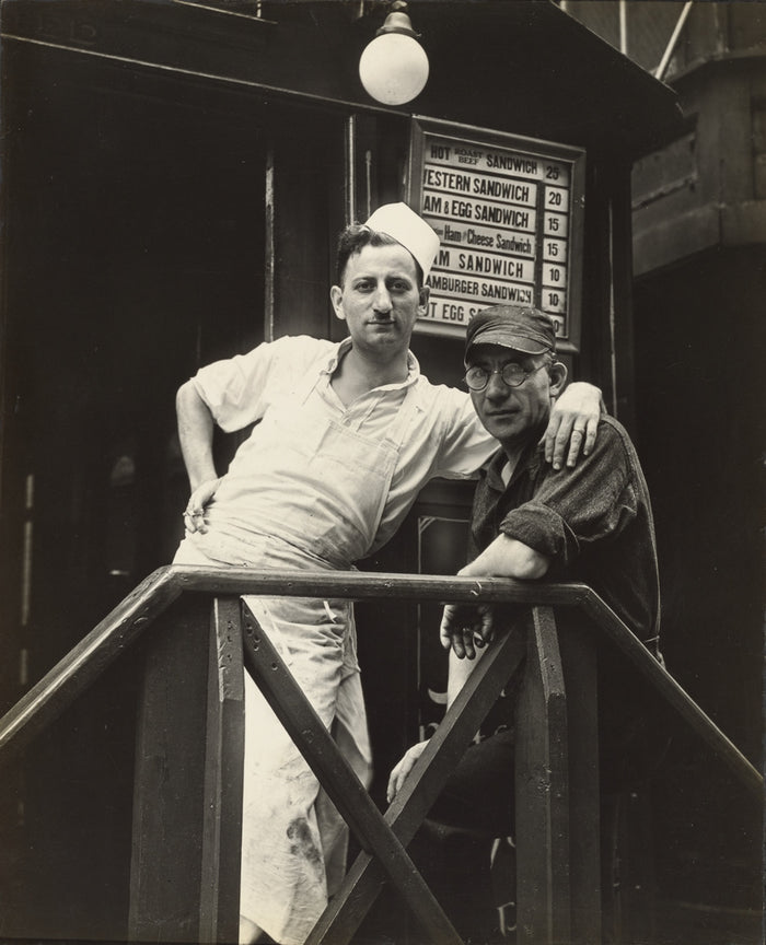 Walker Evans:Second Avenue Lunch/ Posed Portraits, New York,16x12