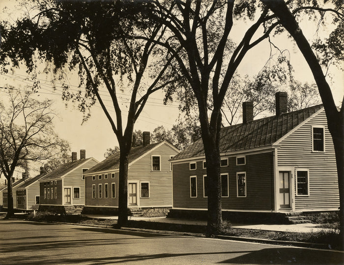 Walker Evans:Millworkers' Houses in Willimantic, Connecticut,16x12