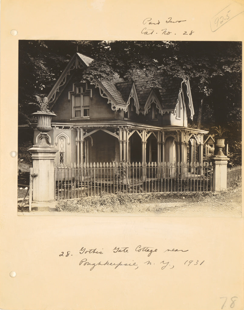 Walker Evans:[Gothic Cottage near Poughkeepsie, New York], Poster Print Wall Art