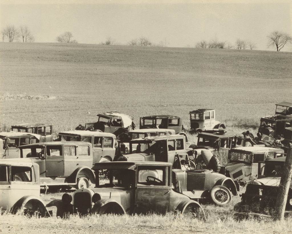 Walker Evans:"Joe's Auto Graveyard," Pennsylvania,16x12"(A3)Poster