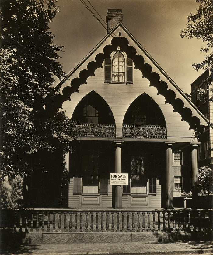 Walker Evans:[Wooden Gothic House, Massachusetts],16x12