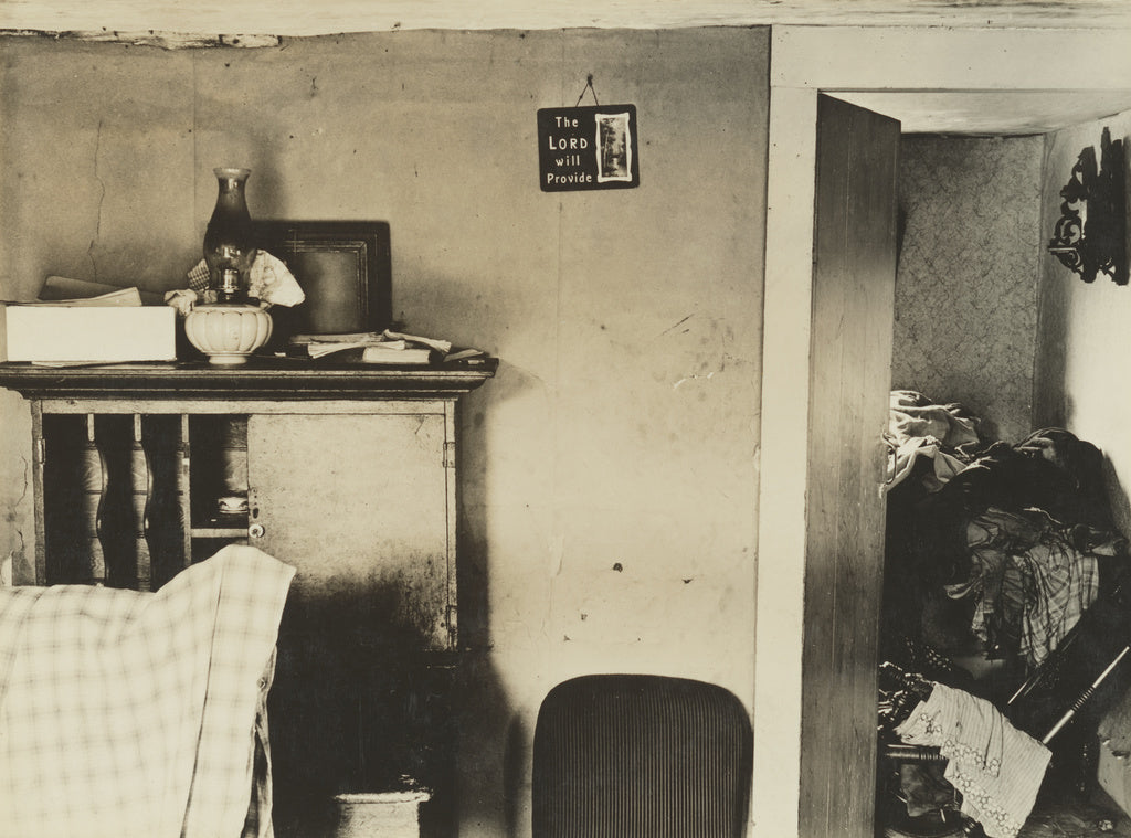 Walker Evans:New York State Farm Interior, Poster Print Wall Art