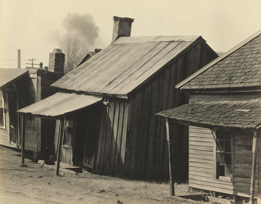 Walker Evans:Houses in Negro Quarter of Tupelo, Mississippi, Poster Print Wall Art