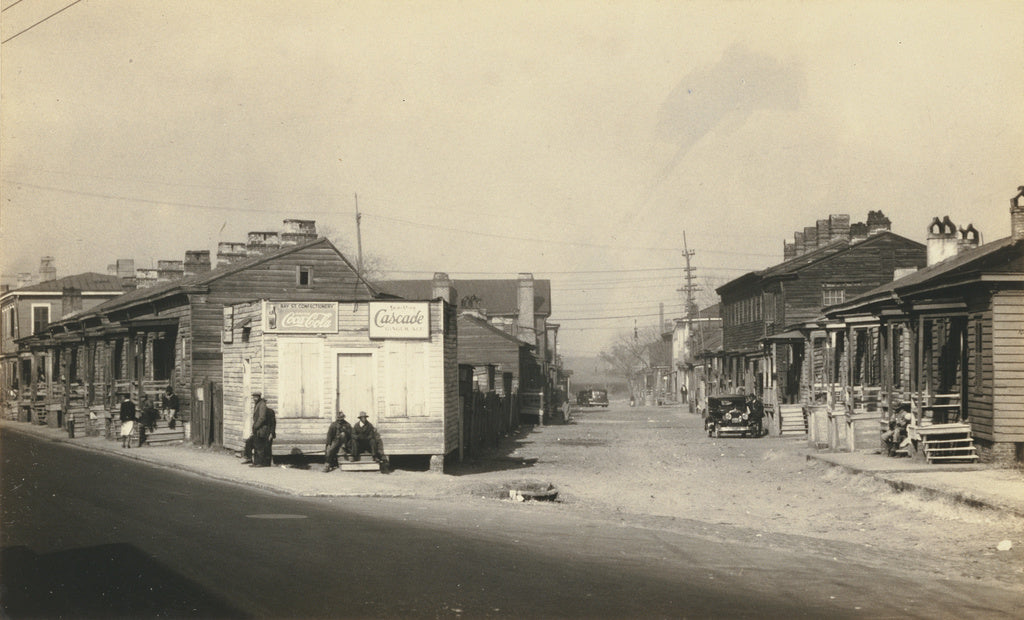 Walker Evans:Savannah Negro Quarter, Poster Print Wall Art