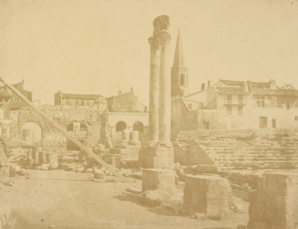 Pierre-emile-Joseph Pécarrère:[Roman antique theatre in Ar, Poster Print Wall Art