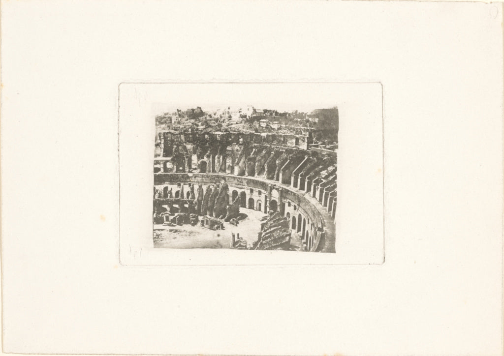 William Henry Fox Talbot:[The Colosseum, Rome], Poster Print Wall Art