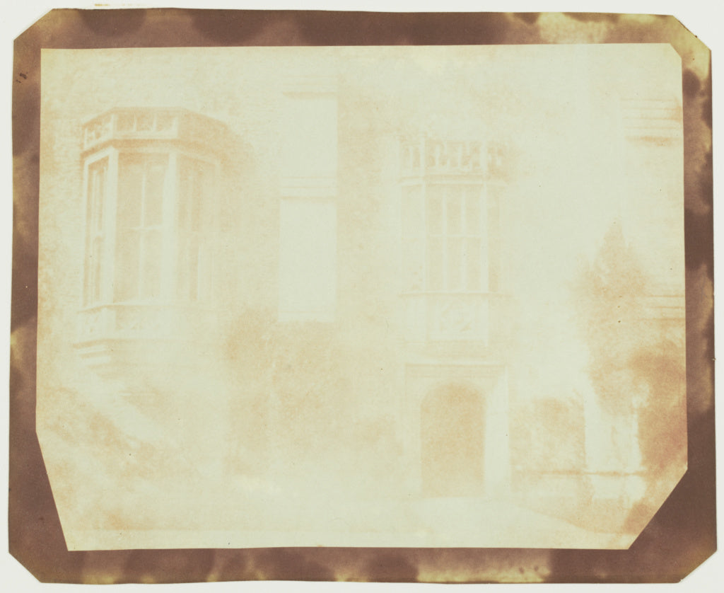 William Henry Fox Talbot:[Lacock Abbey, South Front], Poster Print Wall Art