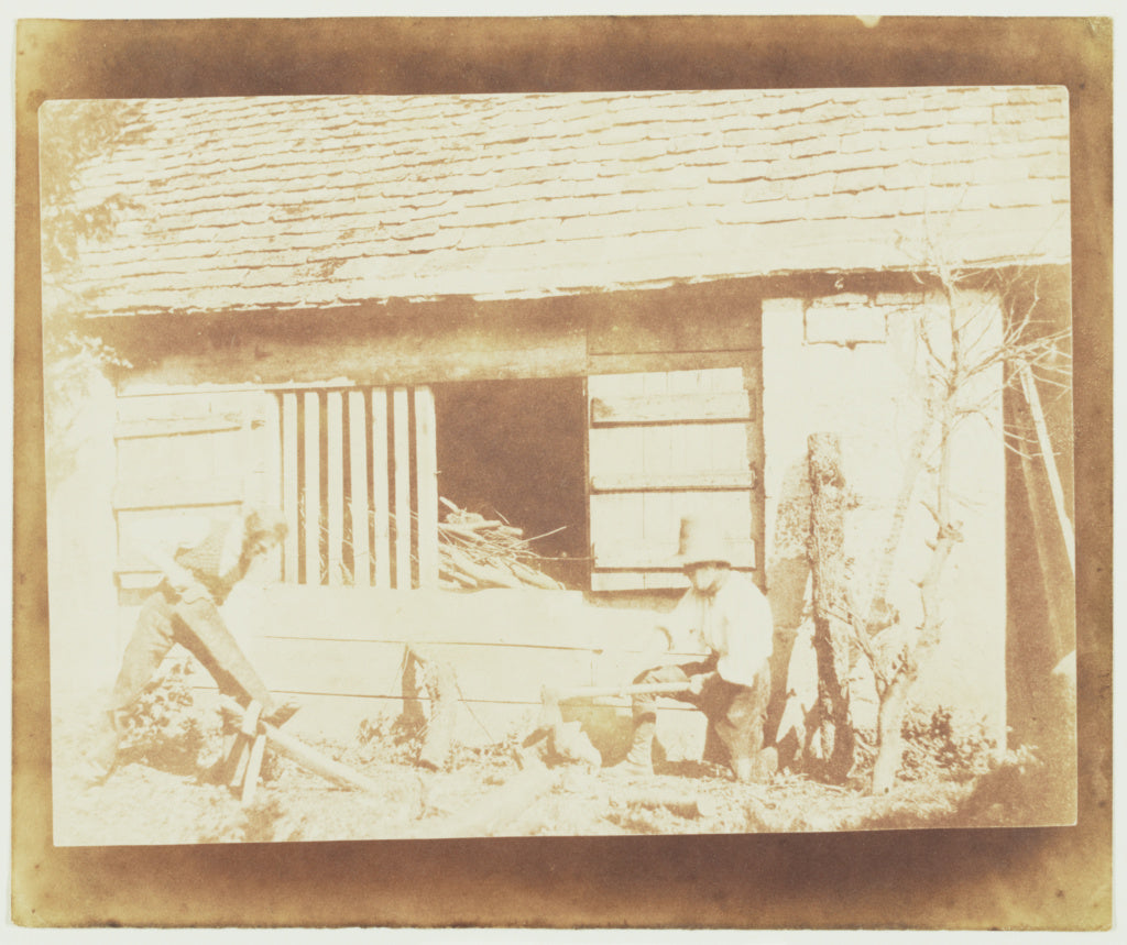 William Henry Fox Talbot:[The woodcutters], Poster Print Wall Art