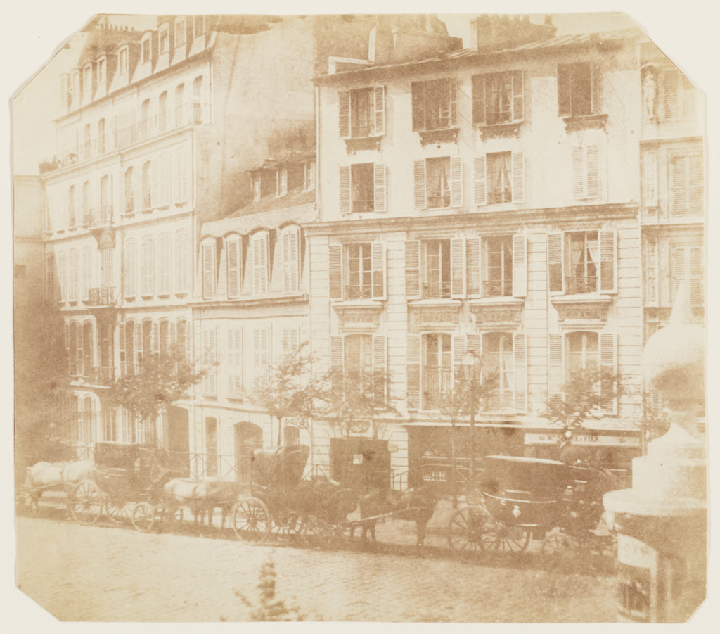 William Henry Fox Talbot:[Boulevards of Paris], Poster Print Wall Art
