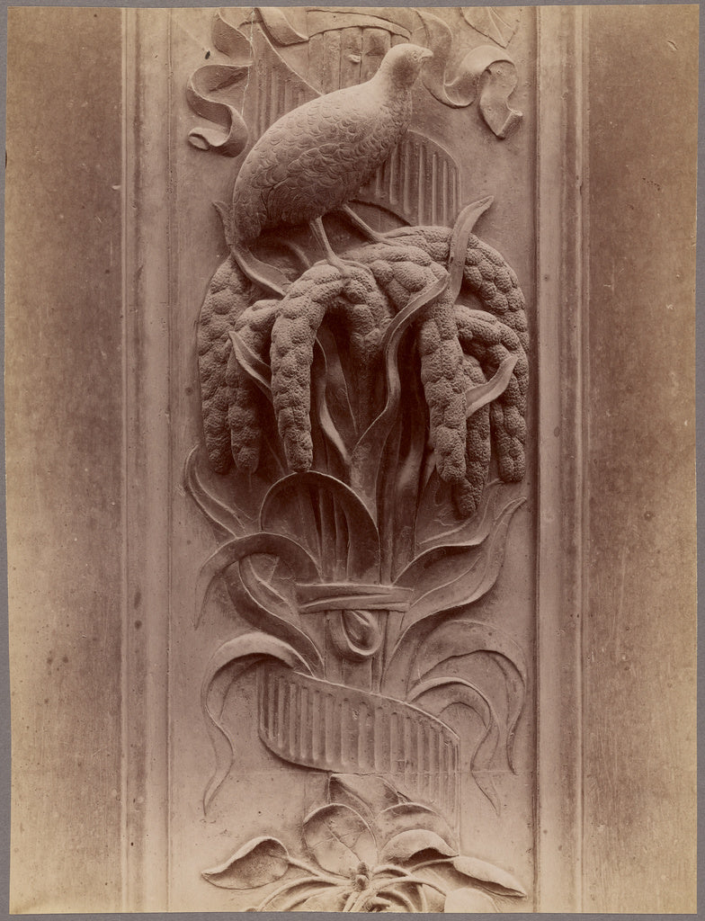 Unknown maker, Italian:[Relief sculpture of bird], Poster Print Wall Art