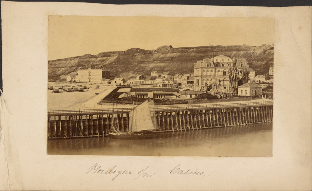 Unknown maker, France:[Casino of Boulogne-sur-mer], Poster Print Wall Art