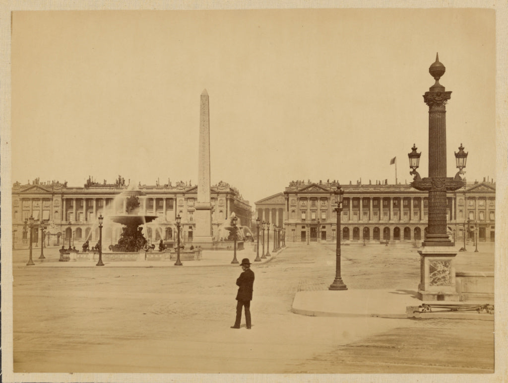Unknown maker, French:[Place de la Concorde, Paris], Poster Print Wall Art
