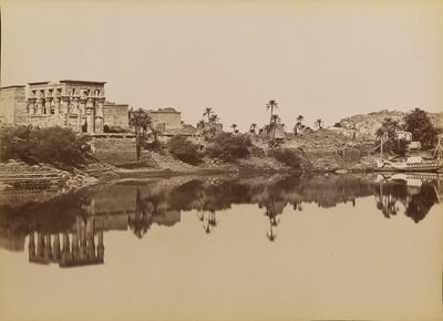 Antonio Beato:[West View of Philae] / [Phile, Vue d'Ouest],16x12"(A3)Poster