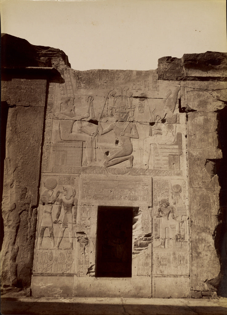 Antonio Beato:[Abydos, Adoration of Amun] / [Abydos, Adorati, Poster Print Wall Art