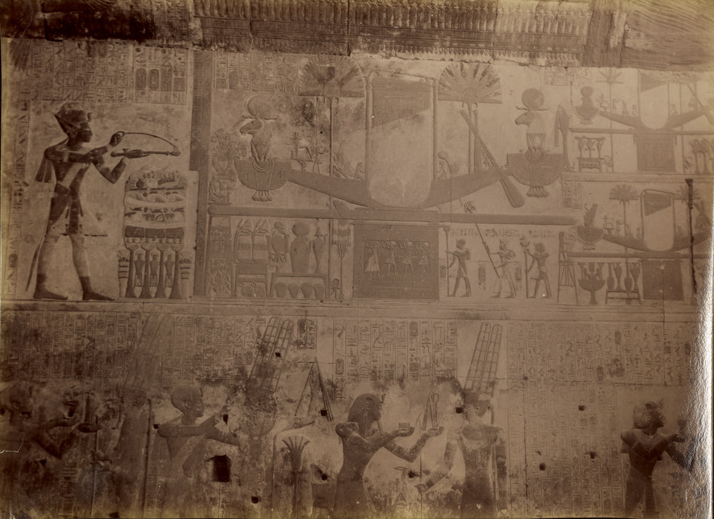 Antonio Beato:[Abydos, The Divine Barge] / [Abydos, La Barqu, Poster Print Wall Art